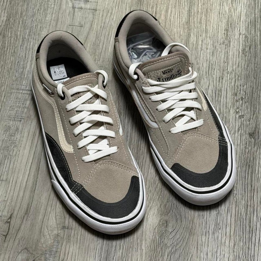Vans TNT Advanced Prototype Tony Trujillo Skate Shoes Gray Black Mens 6.5